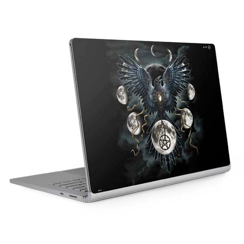 Crow and Moon Phases by Sarah Richter Surface Book 2 13.5in Skin